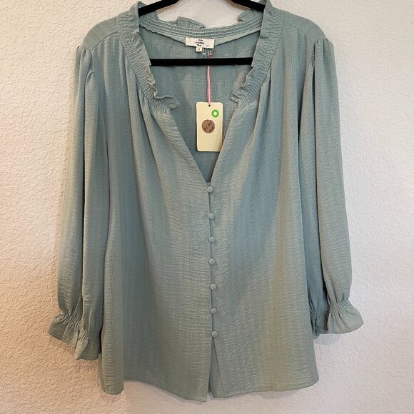 NWT Entro Long Sleeve Blouse - Picture 1 of 11